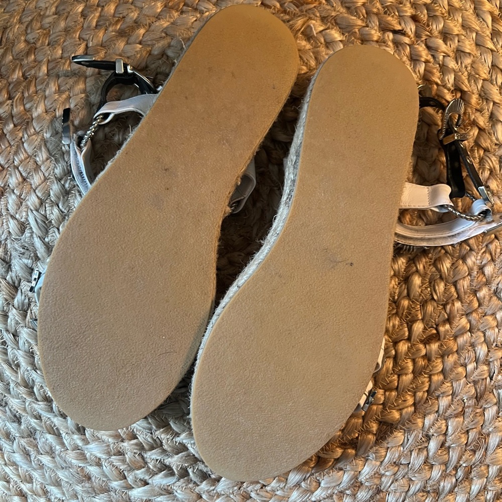 Toga Pulla White Espadrille Platform Sandals – Women’s Size 38 - Picture 5 of 5